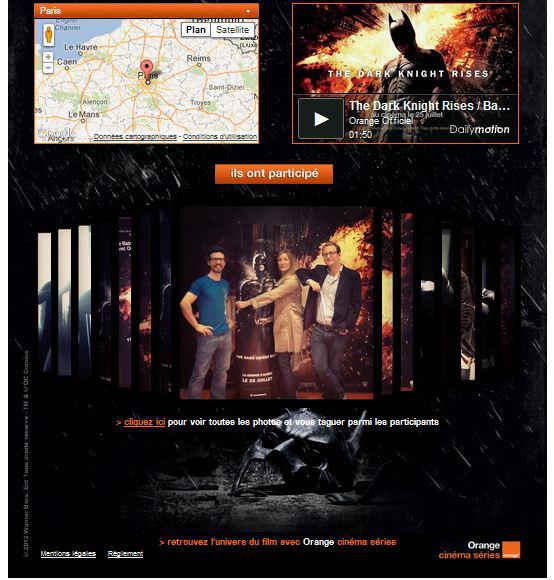 La photo montre une maquette de site old school avec une photo de Joanna, moi et Antoine à coté de la silhoutette de Batman 